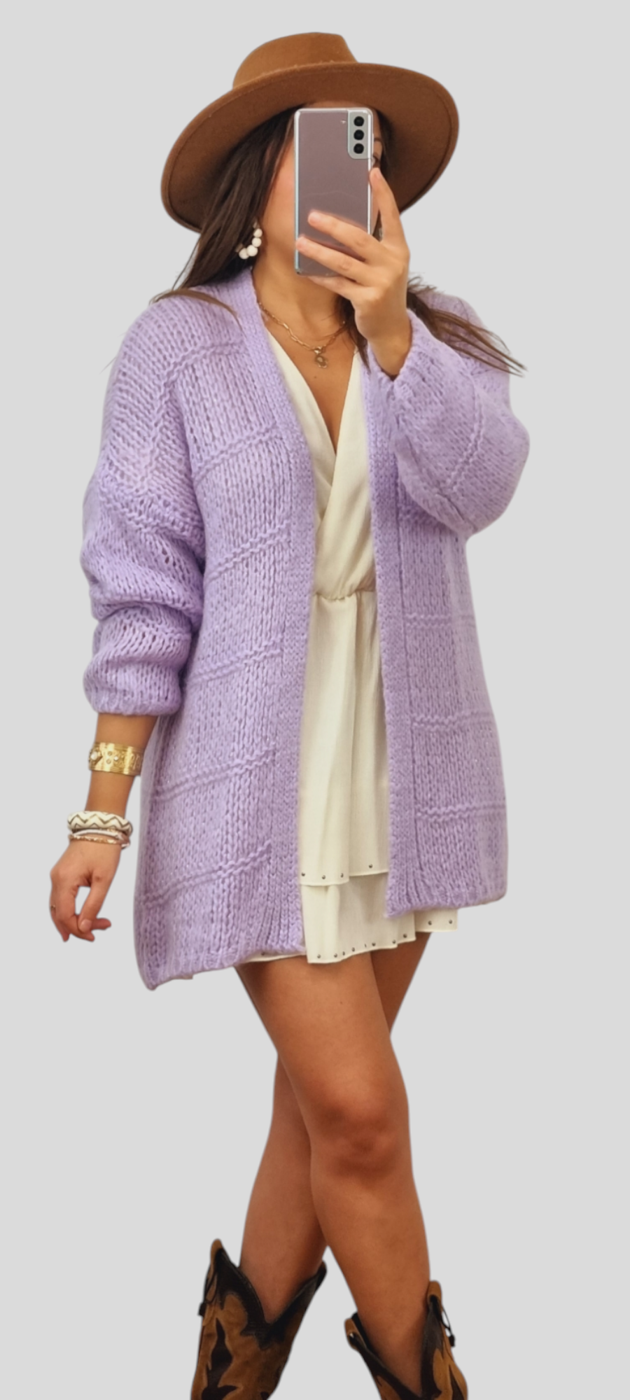 Cardigan Mi-long