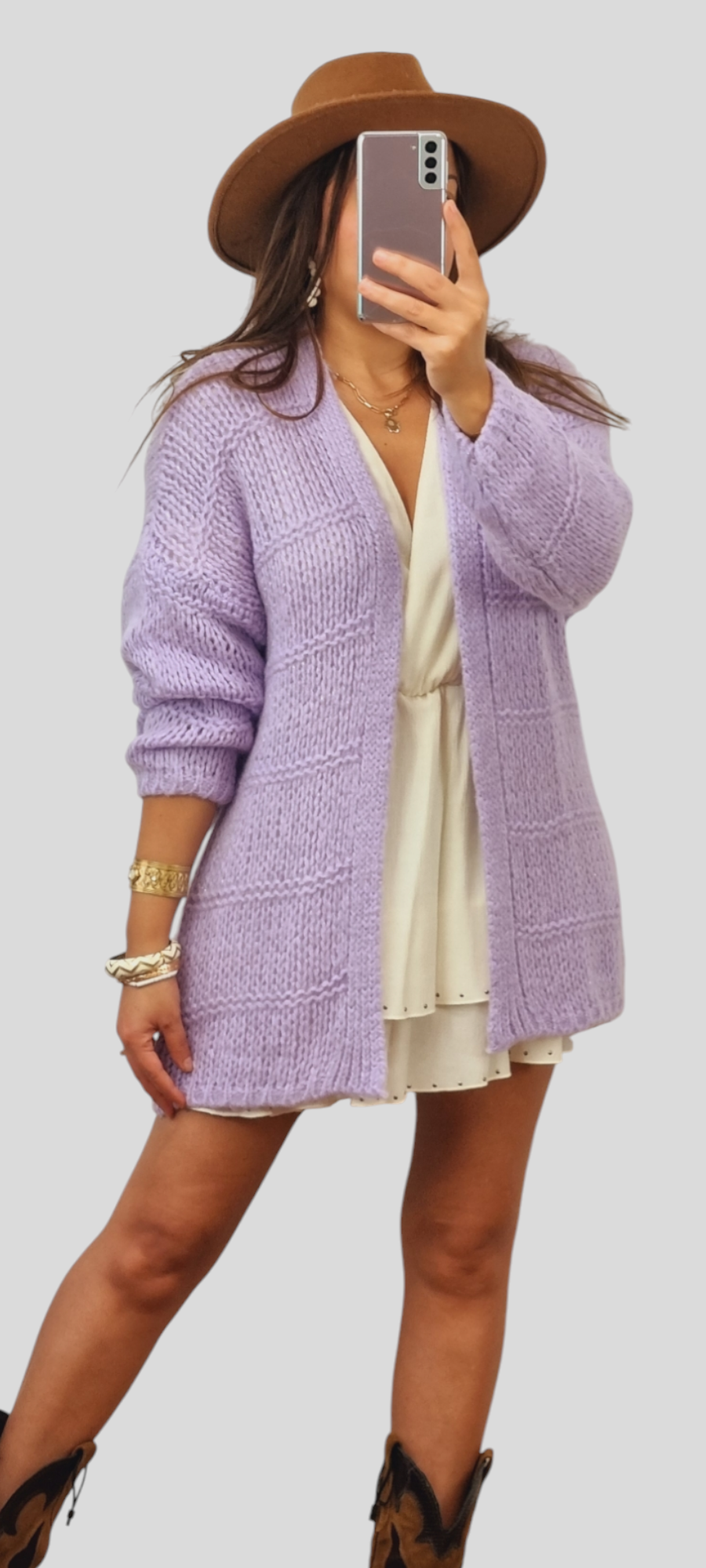 Cardigan Mi-long