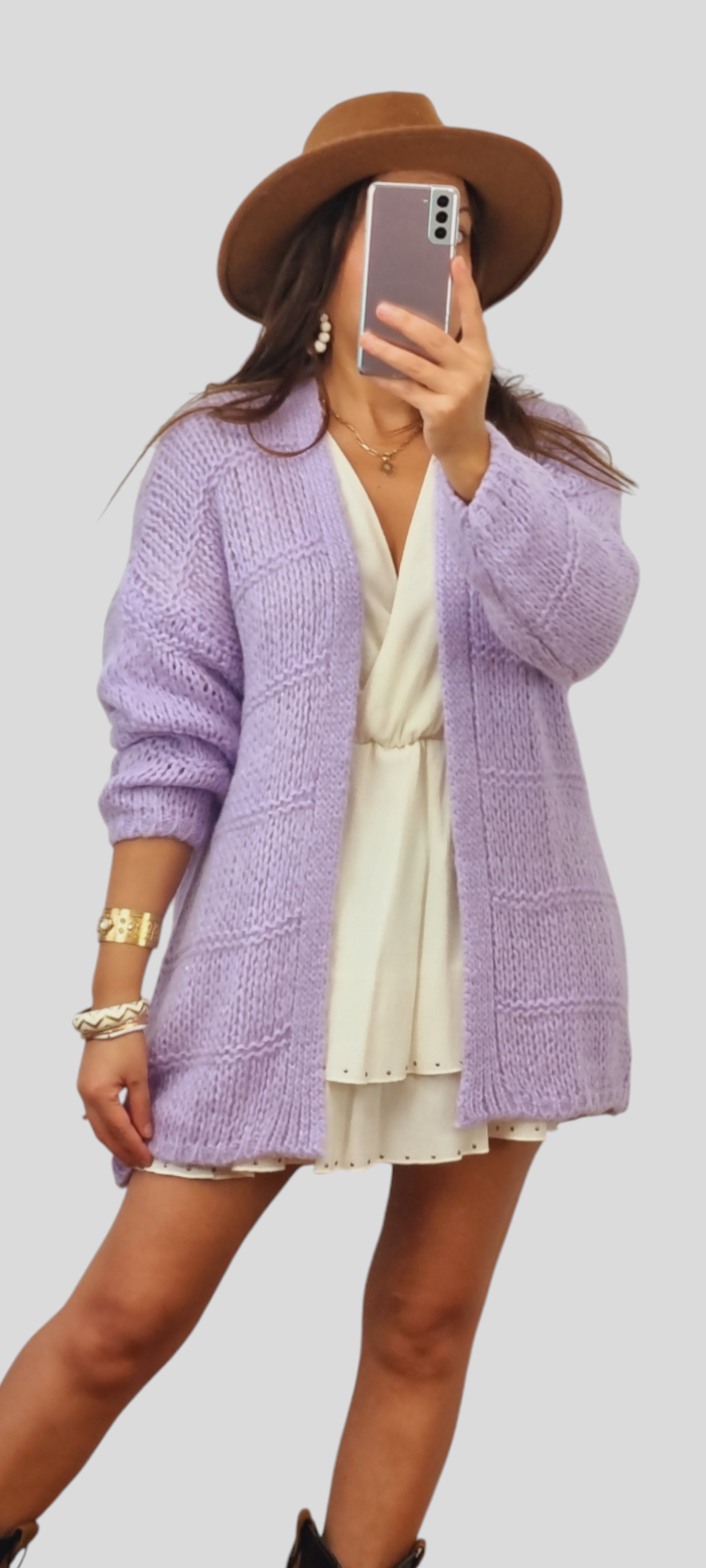 Cardigan Mi-long