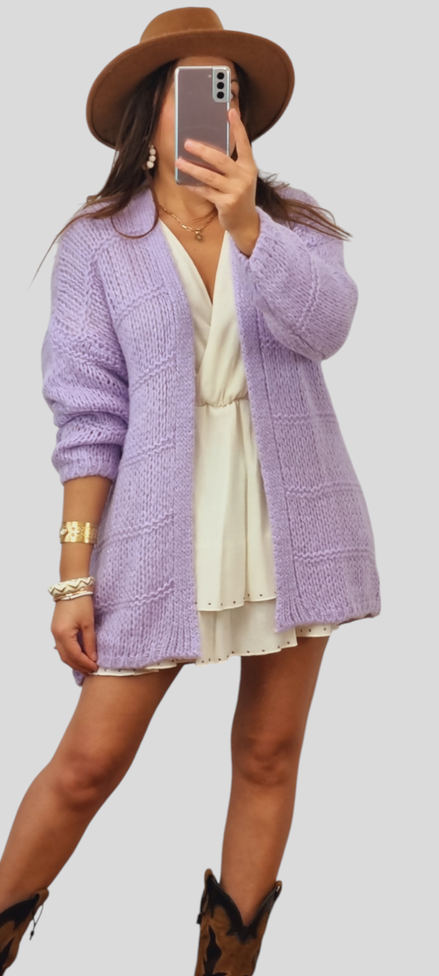 Cardigan Mi-long